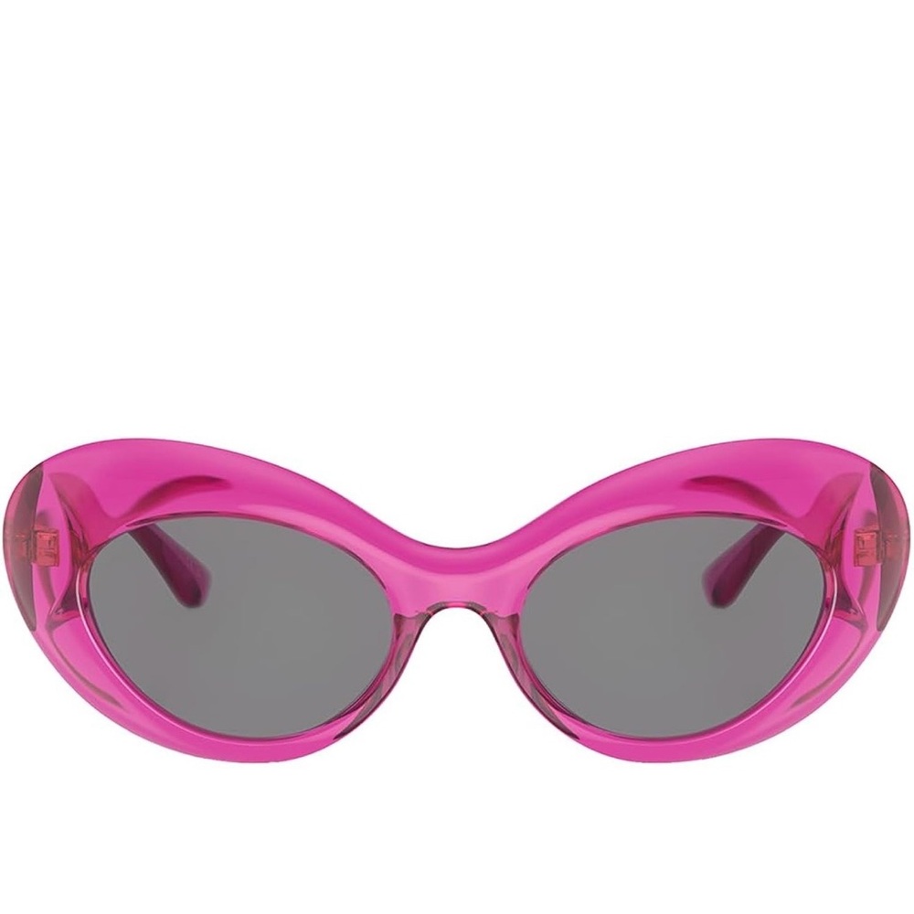 Versace Women's 52mm Pink Transparent Sunglasses (New in Box)
